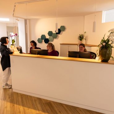 Innenaufnahme Hausarztpraxis Aachen Mitte.