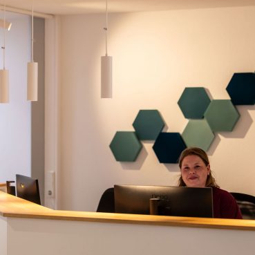 Innenaufnahme Hausarztpraxis Aachen Mitte.