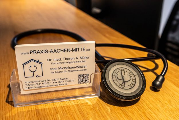 Innenaufnahme Hausarztpraxis Aachen Mitte.