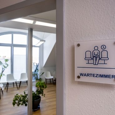 Innenaufnahme Hausarztpraxis Aachen Mitte.