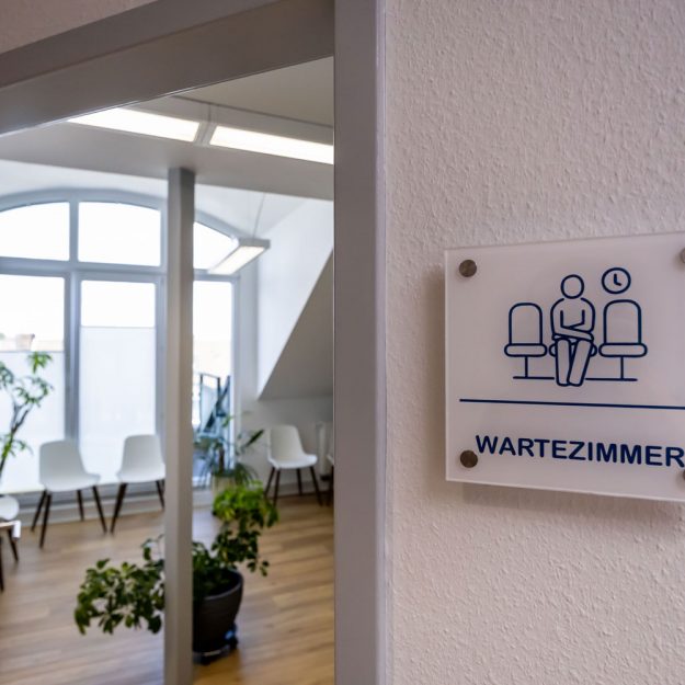 Innenaufnahme Hausarztpraxis Aachen Mitte.